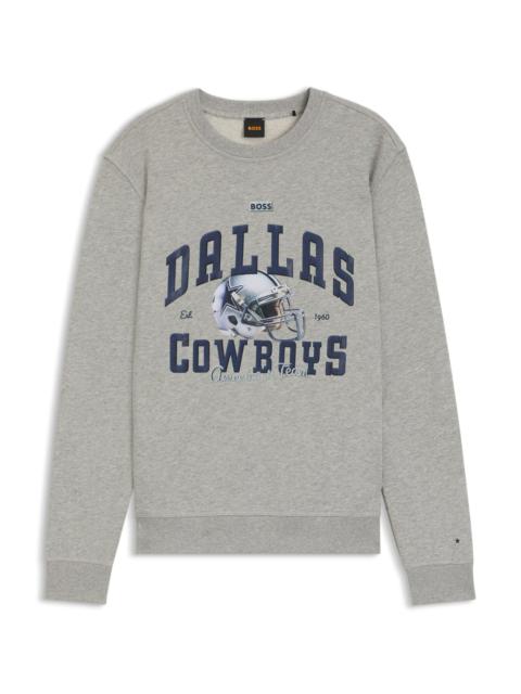 BOSS X DALLAS COWBOYS SWEATSHIRT WITH HELMET GRAPHIC