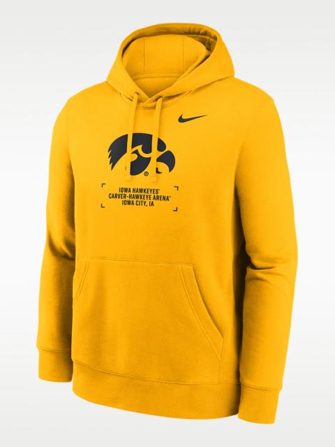 Iowa Club Basketball 2-Hit Men's Nike College Pullover Hoodie