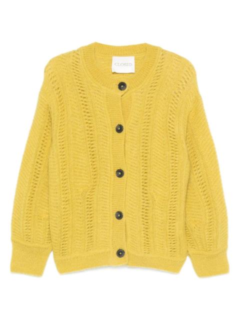 cable-knit cardigan