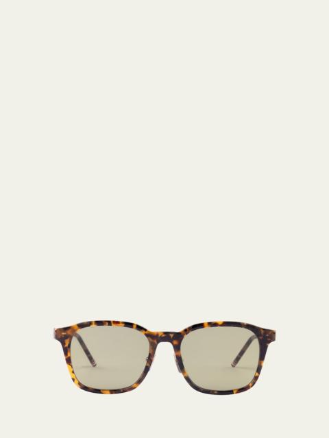 Men's Acetate Rectangle Sunglasses
