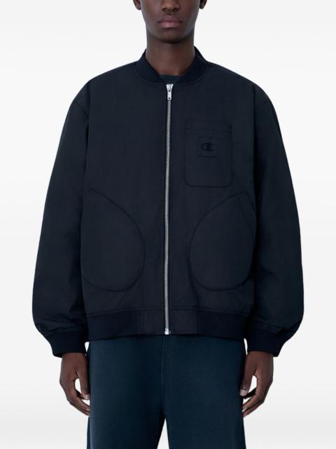 patch-pocket bomber jacket