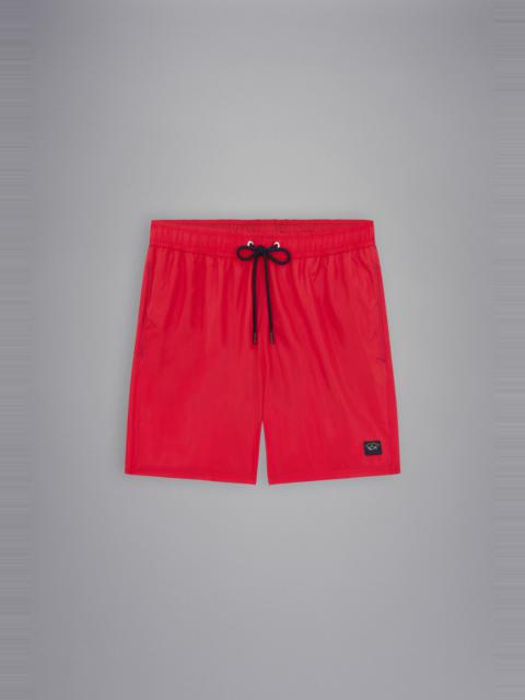 SWIM SHORTS WITH ICONIC BADGE