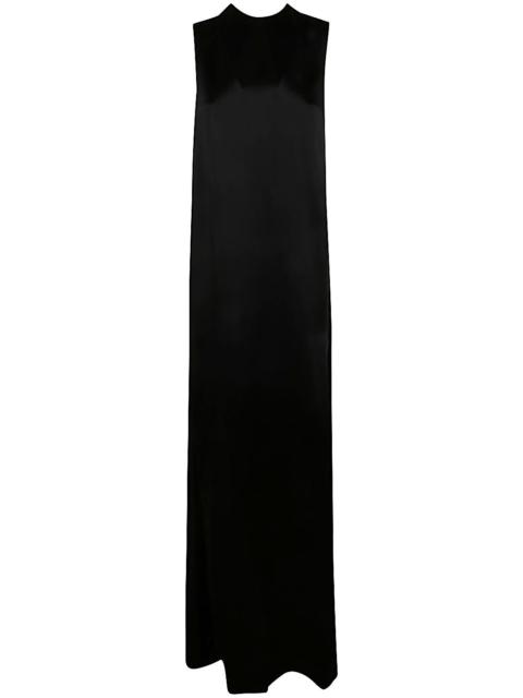 FIDA LONG OPEN BACK DRAPED DRESS