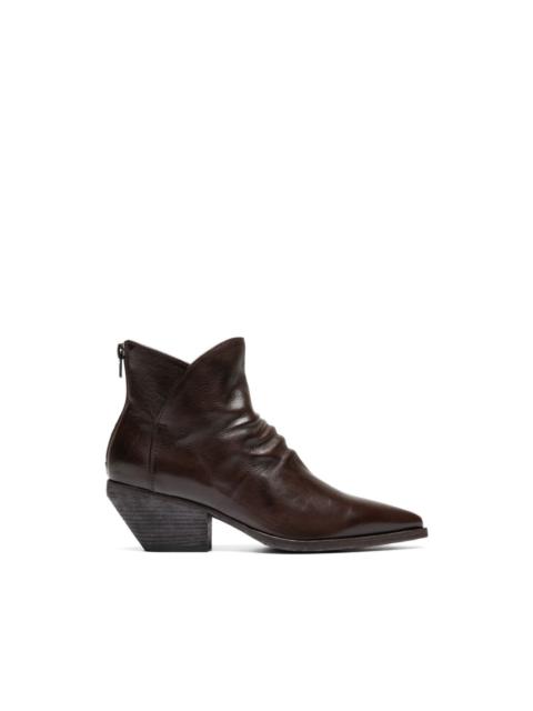 Arielle pointed leather boots