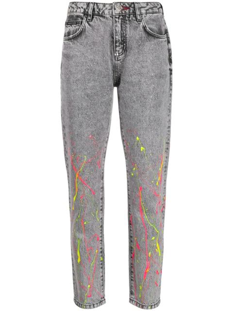embroidered jeans