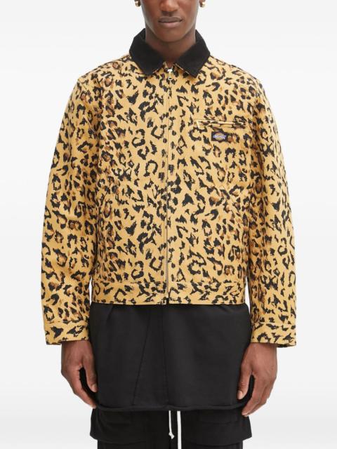 x Dickies animal-print corduroy jacket