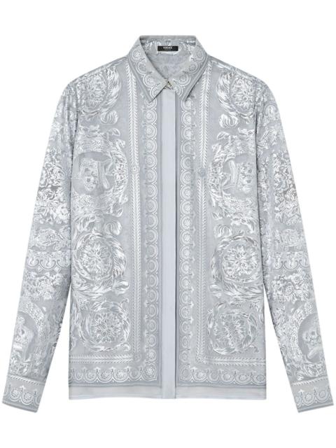 Barocco-motif shirt