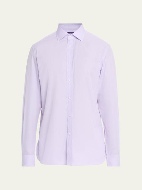 Men's Cotton Micro-Houndstooth Classic Fit Sport Shirt