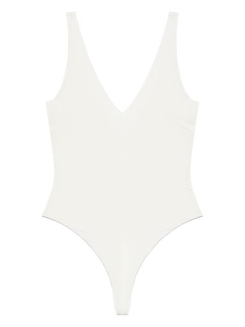 V-neck bodysuit