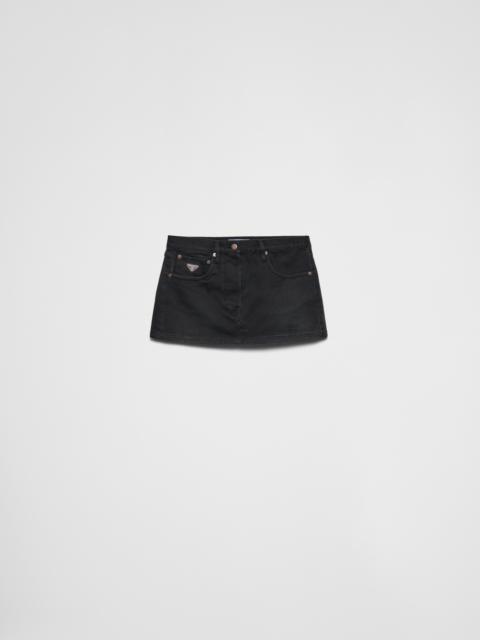 Denim miniskirt