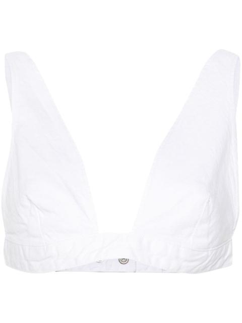 Tessa twill bralette