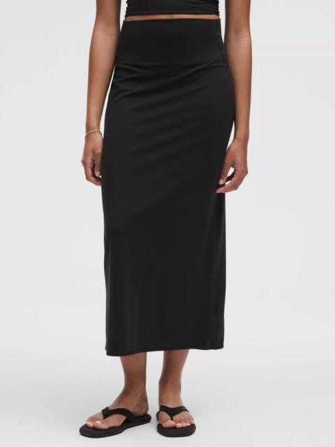 Nulu Slim-Fit High-Rise Maxi Skirt