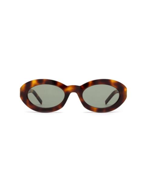 Monogram Hinge oval-frame sunglasses