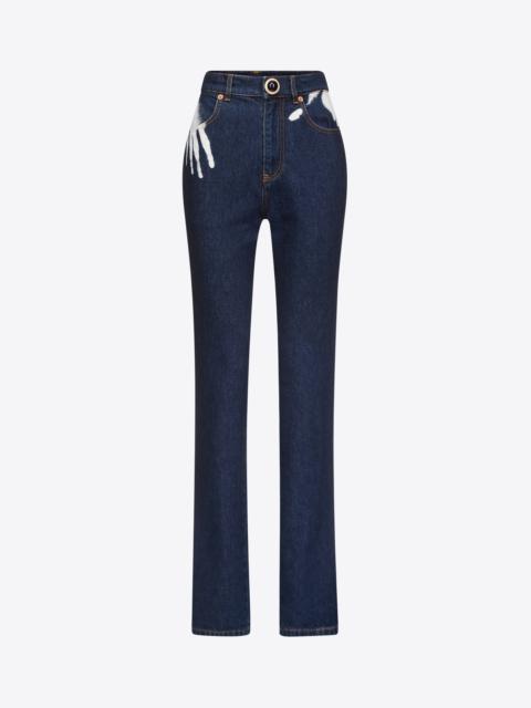 HANDPRINT STRAIGHT LEG JEAN