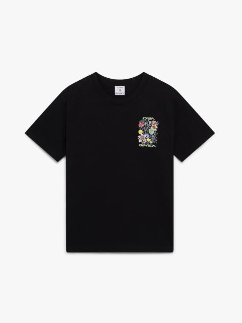 Black Graffiti Short Sleeve T-Shirt | Casablanca Paris