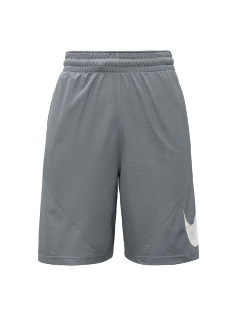 Nike Dri-FIT Quick Dry Basketball Sports Gym Shorts Gray CN5299-065