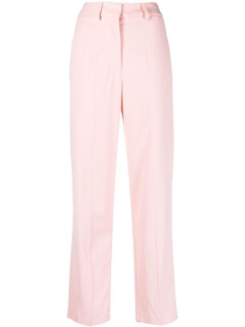 high-waist tailored trousers