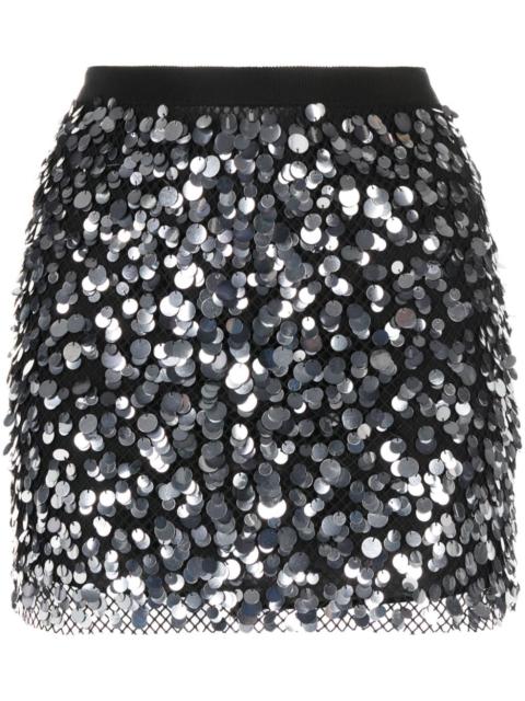 sequin-embellished miniskirt