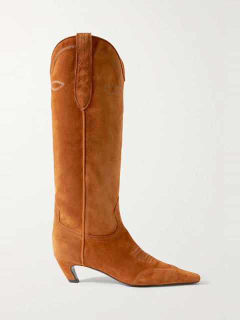 Dallas suede knee boots