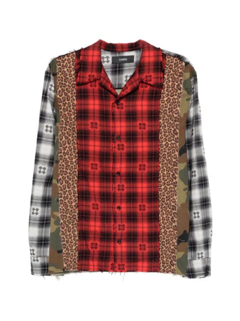 Spliced MA Quad patchwork shirt