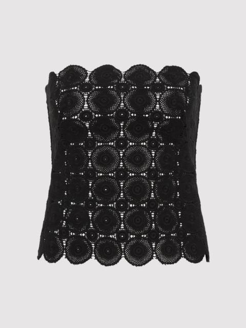 Doily Top - Black
