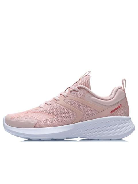 (WMNS) Li-Ning Lightweight Running Shoes 'Pink White' ARHR064-5