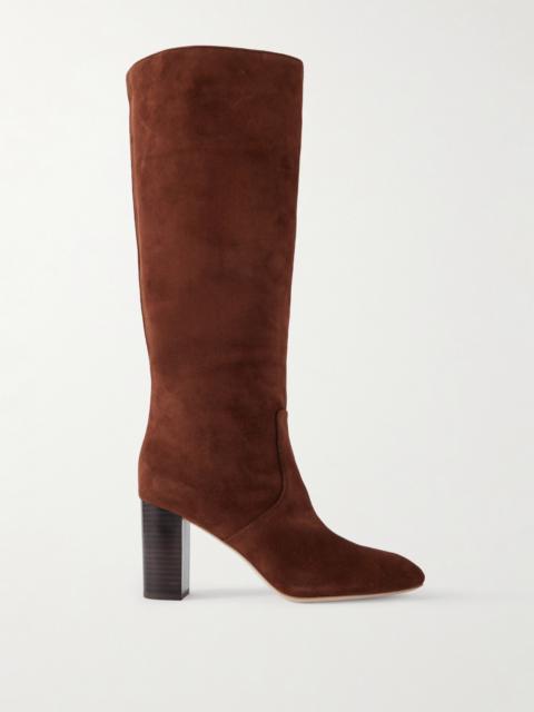 Goldy Suede Knee Boots