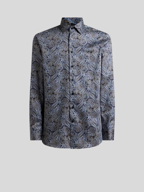 COTTON SHIRT WITH PAISLEY PRINT