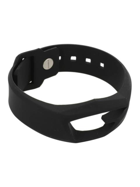 Givenchy Giv Cut Silicone Bracelet Black