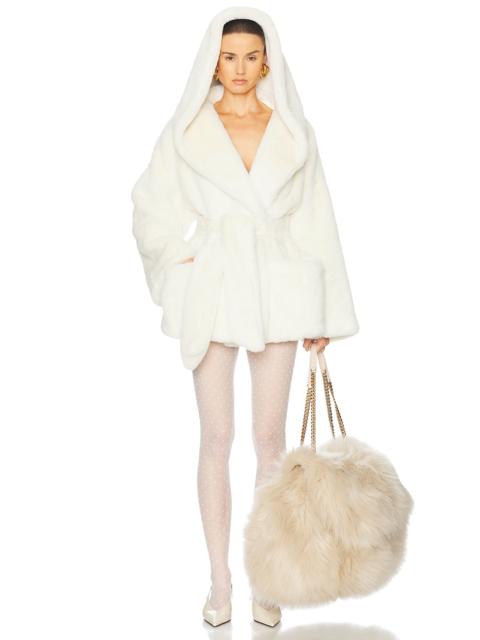The Hooded Faux Fur Coat