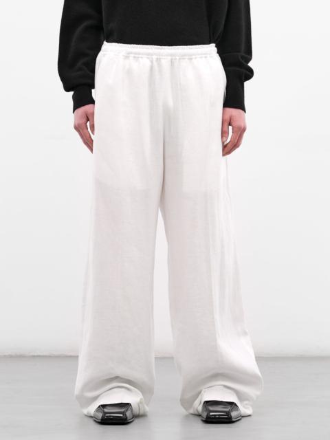 White Hemp Baggy Trousers