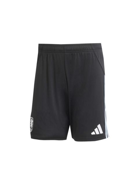 adidas Aston Villa FC 25/26 Away Shorts Black Glow Blue