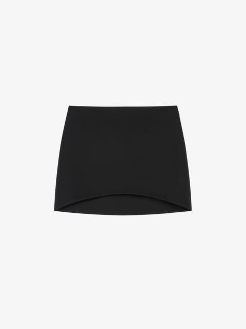 MINI SKIRT IN WOOL