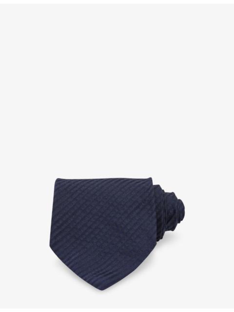 Vittorio Cotton And Silk Tie