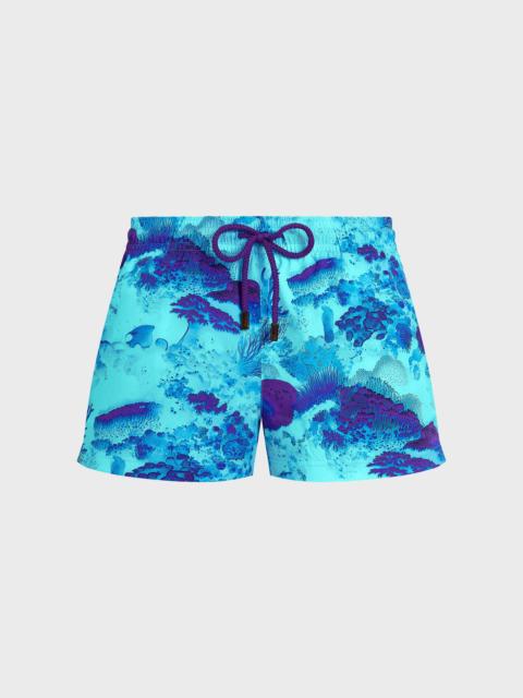 WOMEN STRETCH SWIM SHORTS CORAL REEF