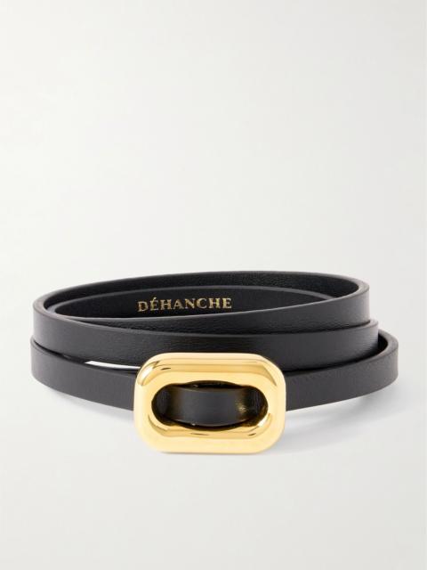 Venura leather belt Black