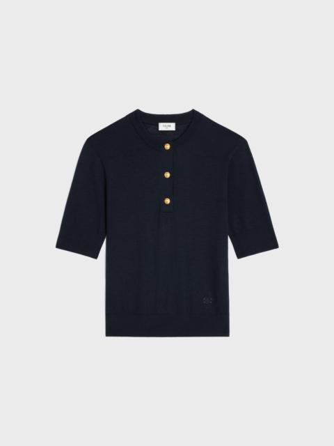 crew neck sweater IN fine wool