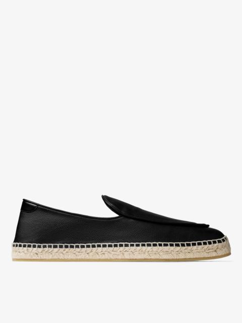 Shenton Espadrille
Black Tumbled Leather Espadrilles