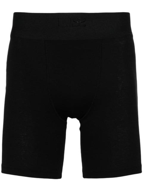 logo-embroidered cyclist shorts