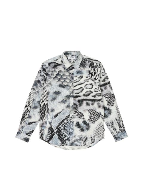 ANIMAL PRINT SHIRT GREY