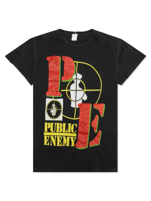 PUBLIC ENEMY TEE - BLACK