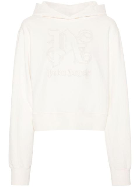 Monogram Statement cotton hoodie