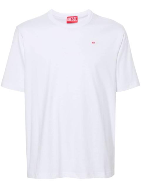logo-embroidered T-shirt