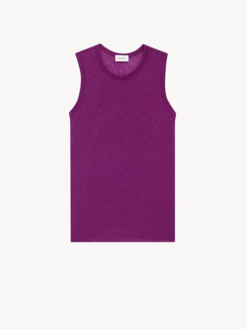 TANK TOP IN CASHMERE AND SILK JERSEY
