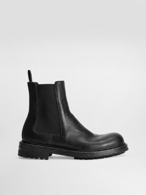 Calfskin beatles boots