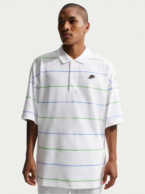 Nike Sportswear Club Men's Oversized Striped Polo
