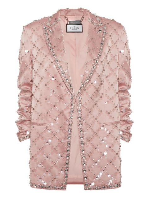 sequin-embellished blazer