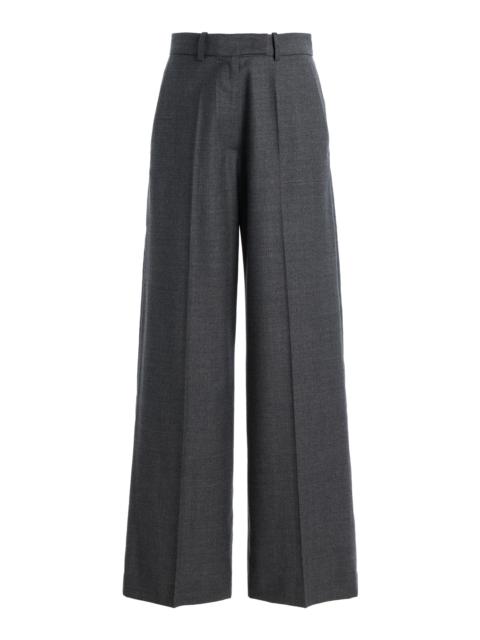 Brickell Wool-Blend Flannel Trousers grey