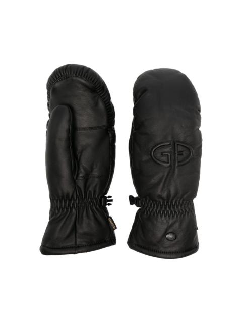 Hilja leather ski mittens