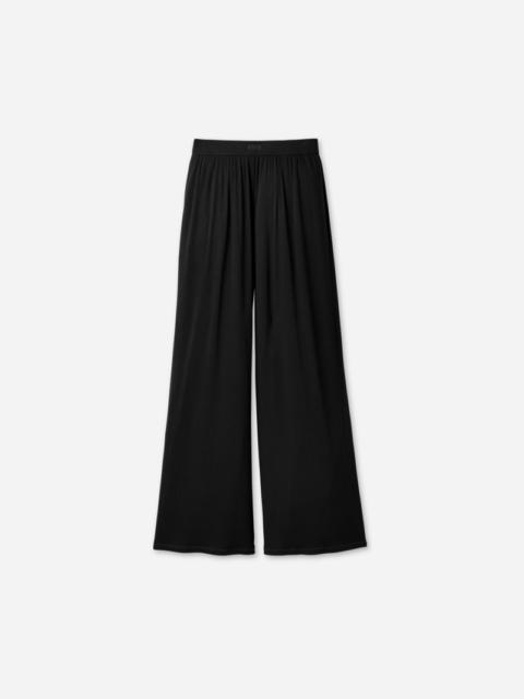® Women's Imogen Wide Leg Pant Rib LENZINGu2122 ECOVEROu2122 Viscose Blend Bottoms in Black